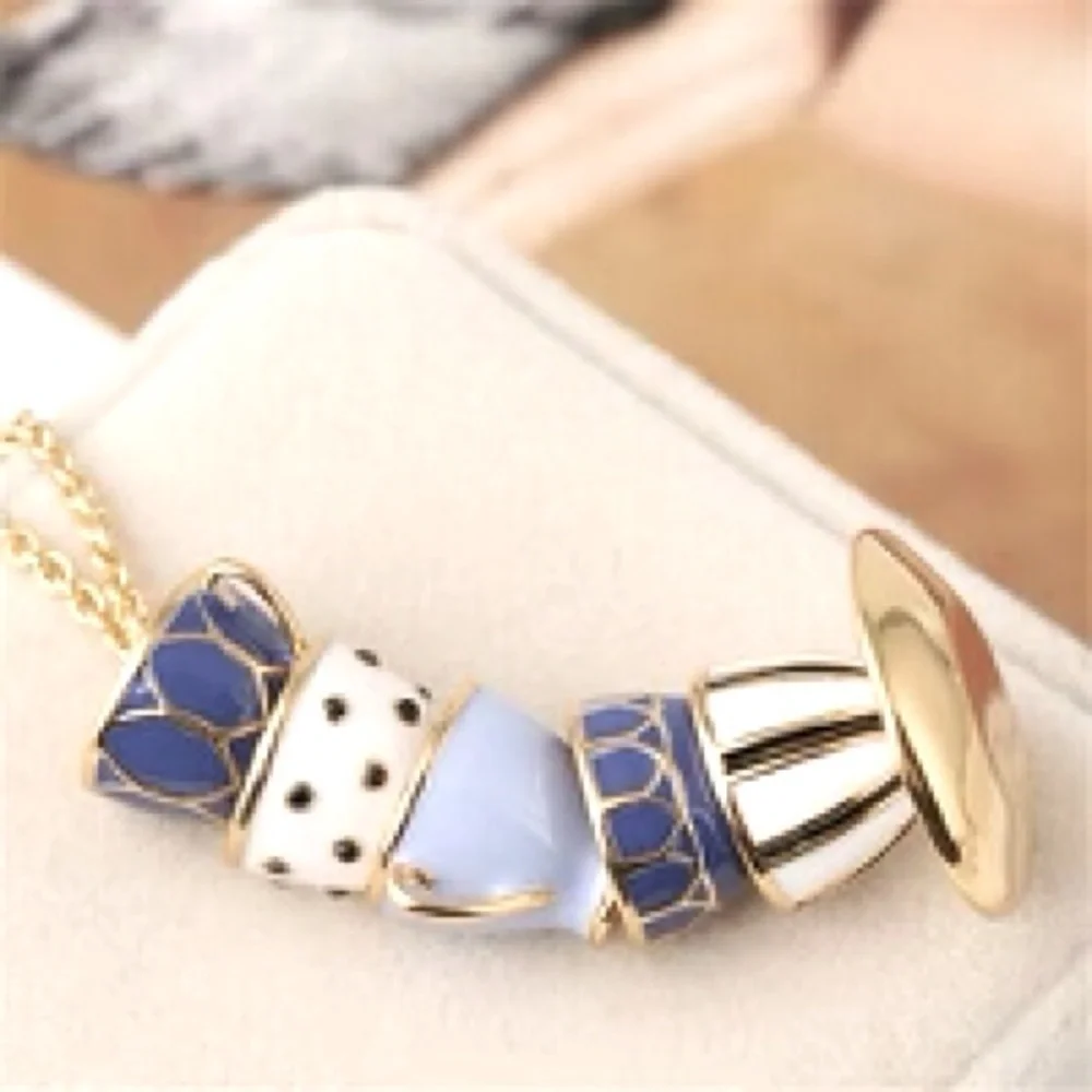 Kate Spade Authentic Tea Time Stacked Cups Necklace